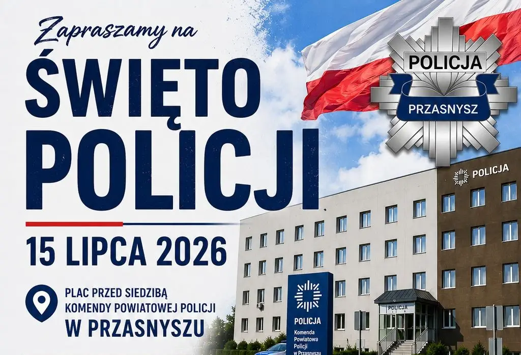 Obchody Święta Policji w Przasnyszu 15 lipca 2026 roku