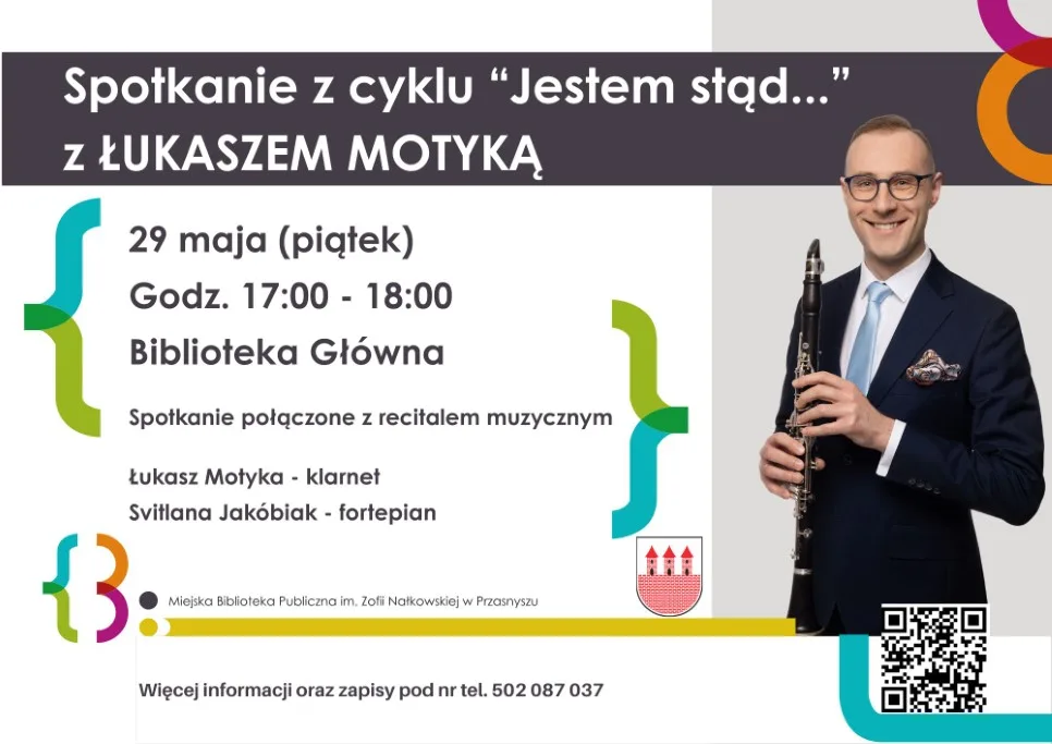 Zaproszenie na spotkanie z Łukaszem Motyką