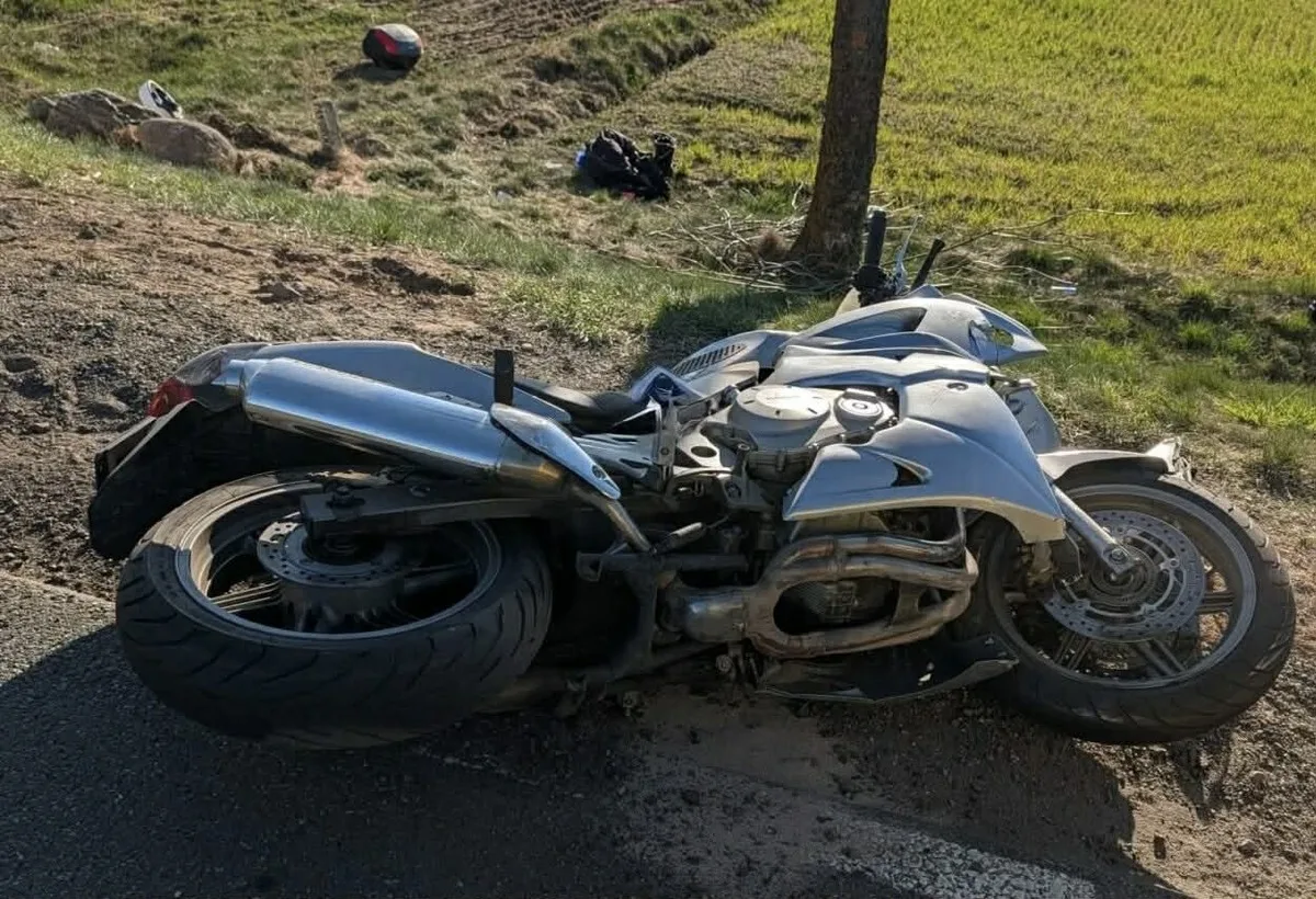 Trwają ustalenia w sprawie incydentu na DK57 – apel o ostrożność w sezonie motocyklowym