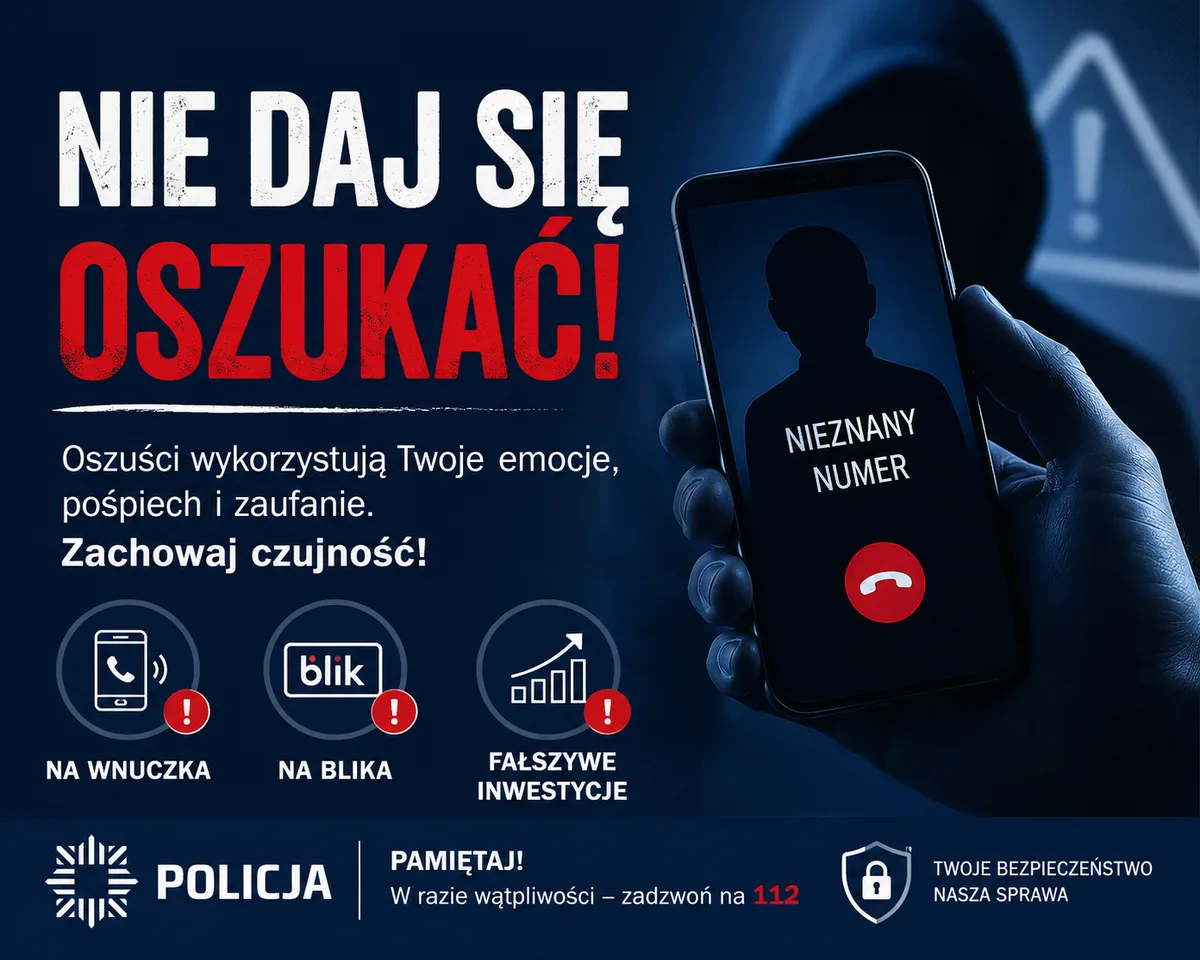 Apel policji o ostrożność w kontaktach z nieznajomymi