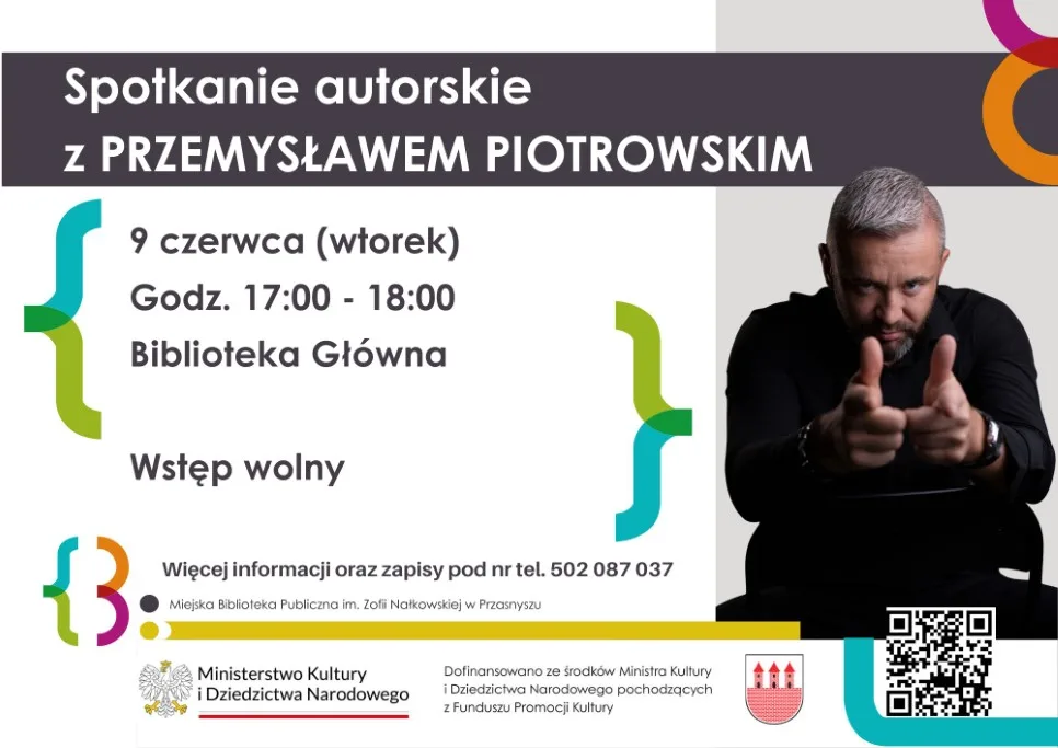 Spotkanie autorskie z Przemysławem Piotrowskim w Przasnyszu