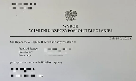 Sąd ukarał mężczyznę za publikację wizerunku policjanta w Internecie